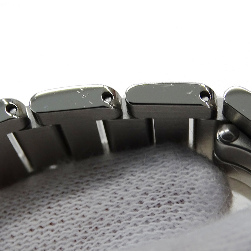 卡地亞 Tank Anglaise SM 女士石英腕錶，不鏽鋼材質，銀色，方形，拋光，型號 W5310022-10