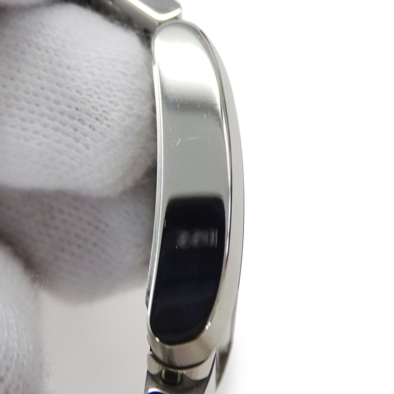 卡地亞 Tank Française 女士腕錶，小型石英錶，不鏽鋼錶殼，型號 W51008Q3，銀色/象牙色，拋光處理-9