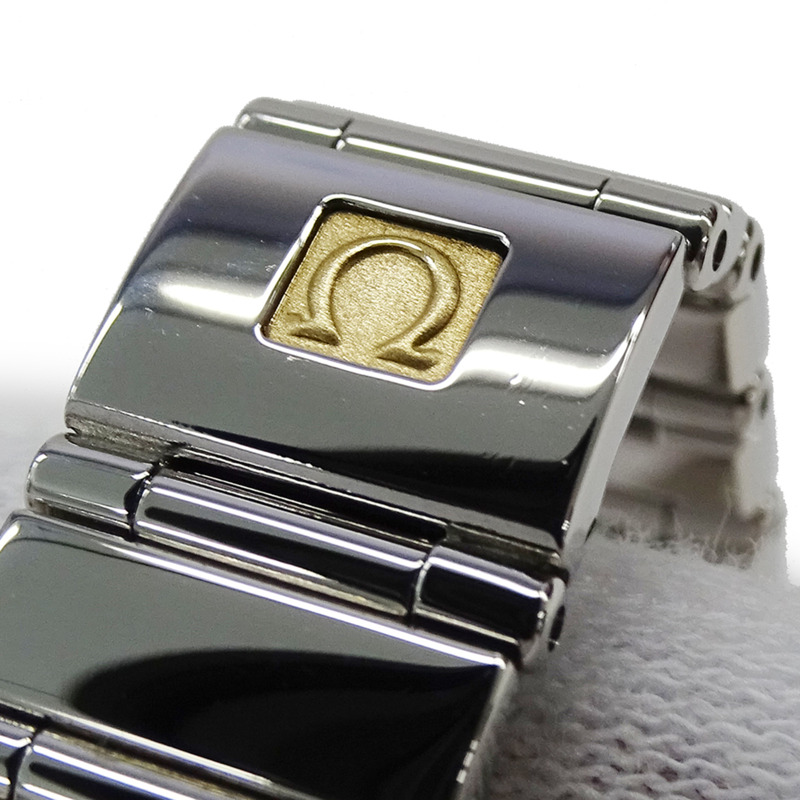 歐米茄星座系列迷你款 My Choice 1465.71 女士腕錶，鑲鑽，貝殼錶殼，石英機芯，QZ 不鏽鋼錶殼，銀色拋光-13