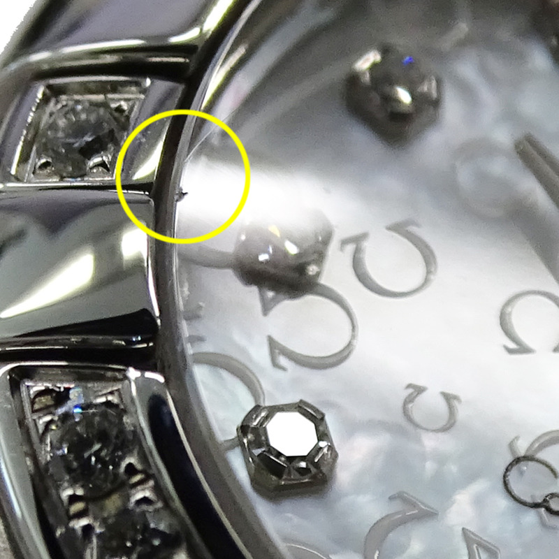 歐米茄星座系列女士腕錶，型號123.15.24.60.55.005，拋光錶殼，石英機芯，不鏽鋼錶殼，銀色歐米茄標誌，拋光處理-9