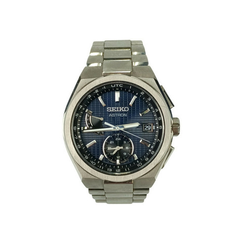 精工 Astron Nexter 系列腕錶 8B630BH0 SBXY065 藍色錶盤鈦金屬男士模擬腕錶