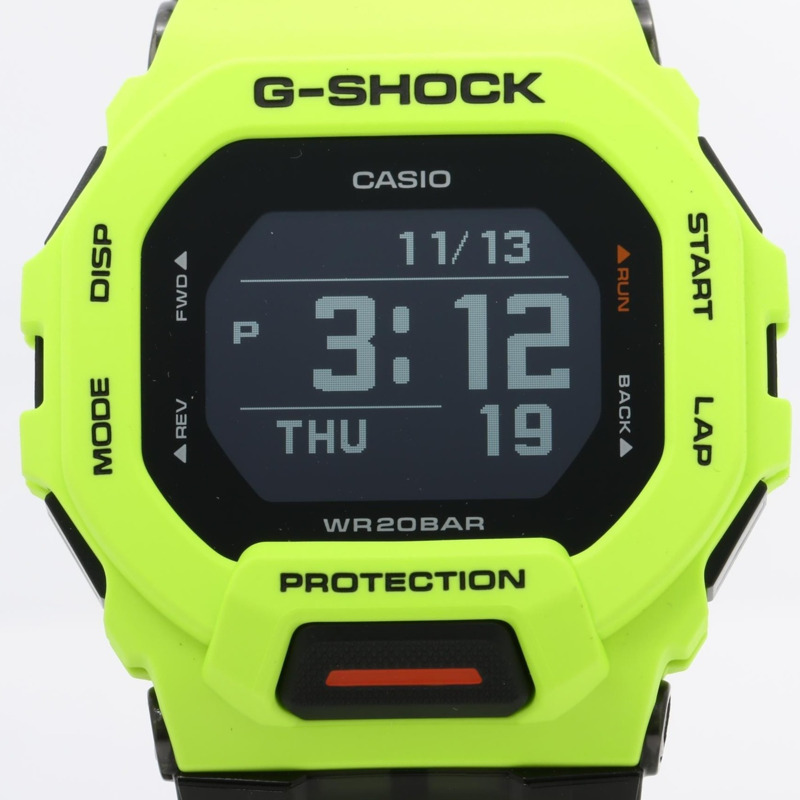 Casio G-SHOCK GSQUAD GBD200 系列 GBD2009JF 黃色樹脂男士數位手錶-0