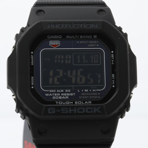 卡西歐 G-SHOCK 5600 系列 GWM5610UBC1JF 男士數位手錶，黑色樹脂錶殼