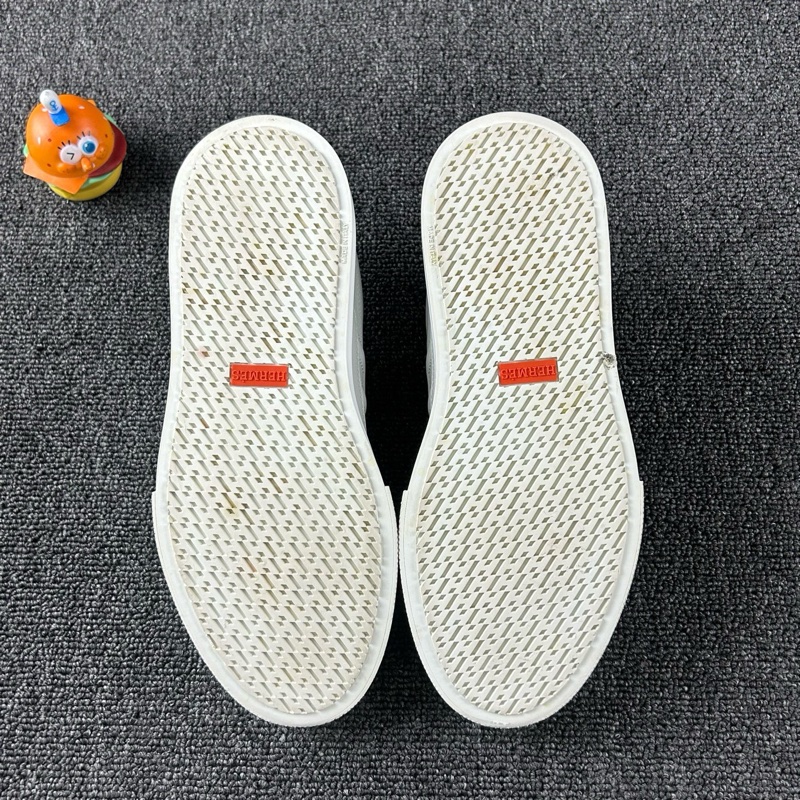 97新 Hermes愛馬仕白色板鞋 尺碼：38 白色簡約時尚 徽標低調大氣  HB5017-5