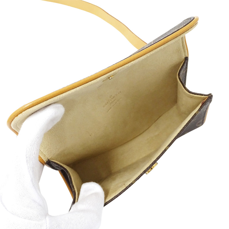 路易威登 Florentine XS Monogram 女士包，腰包或手拿包，棕色，M51855-4