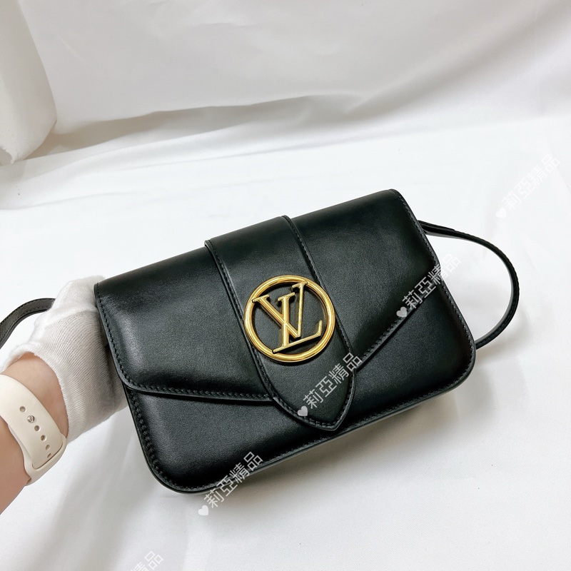 莉亞精品♡LV M55948 Pont9 黑金  二手-1