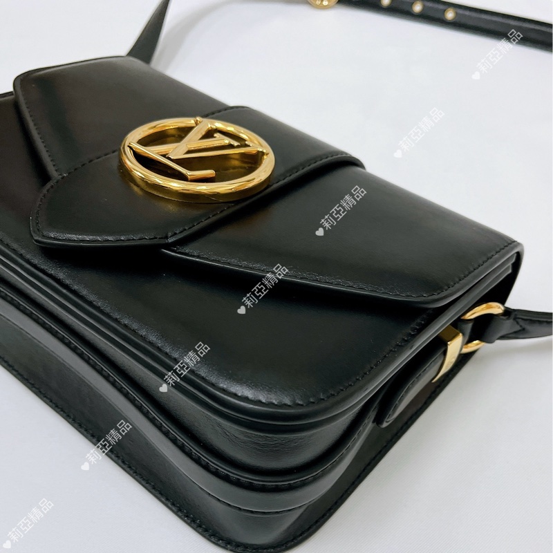 莉亞精品♡LV M55948 Pont9 黑金  二手-8