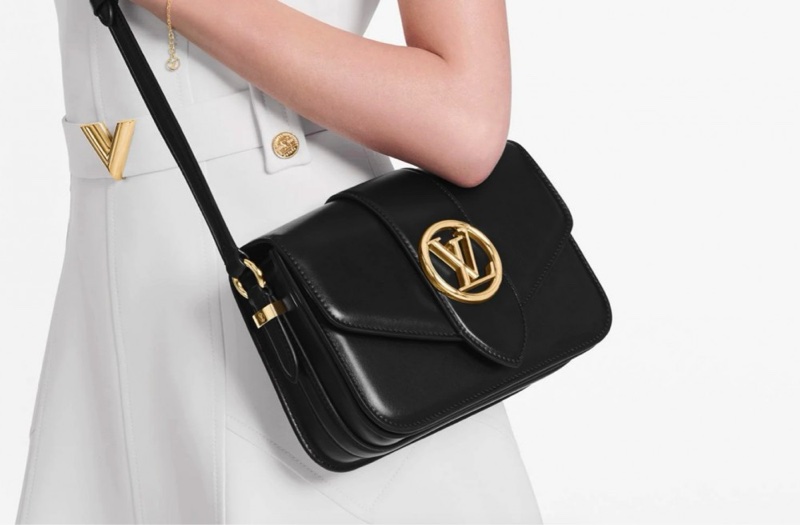 莉亞精品♡LV M55948 Pont9 黑金  二手-19