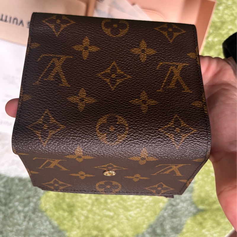 （全新）Louis Vuitton 經典老花棕色三折短夾-10