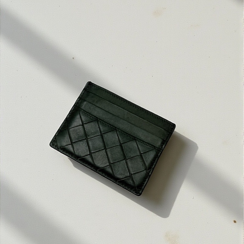 莉亞精品♡BV 卡夾墨綠 二手-0