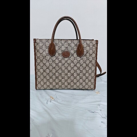 Gucci  ophidia supreme tote 老花托特包