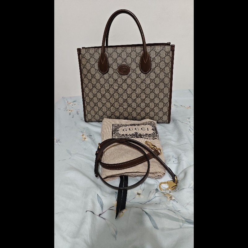 Gucci  ophidia supreme tote 老花托特包-13
