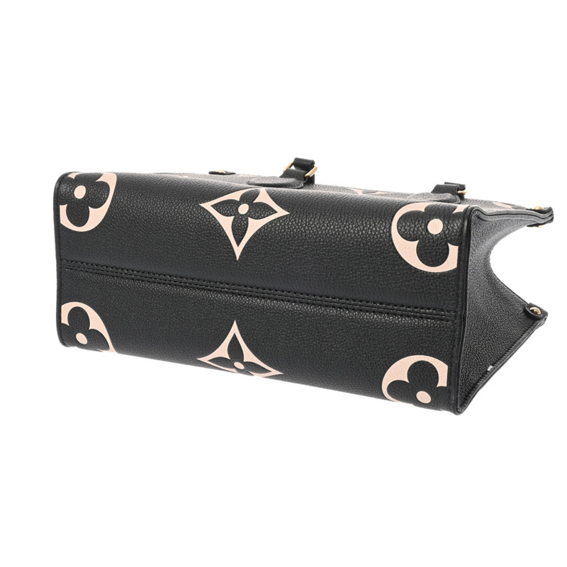 路易威登 Monogram Empreinte On the Go PM 兩用黑色/米色 M45659 女士真皮手提包,A級成色,二手,Ginzo-5