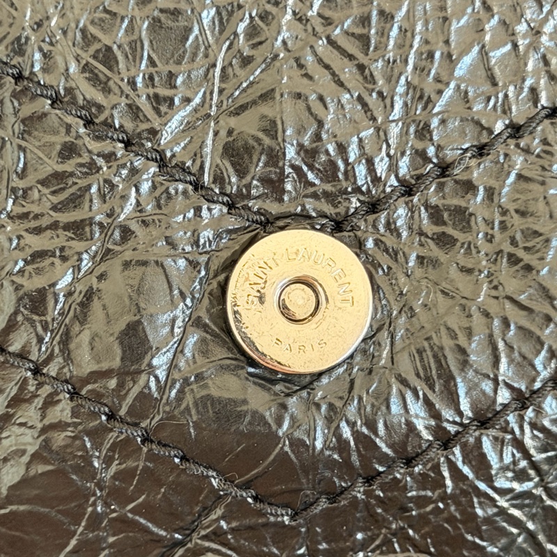 #98新 #超火YSL Niki Baby 黑色銀鏈-17