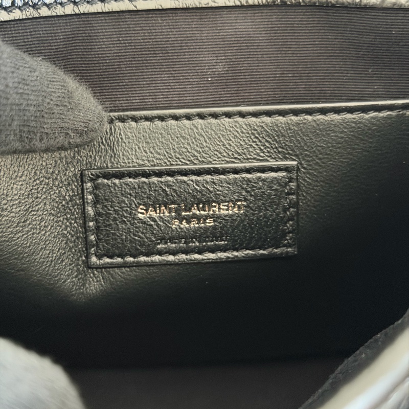 #98新 #超火YSL Niki Baby 黑色銀鏈-18