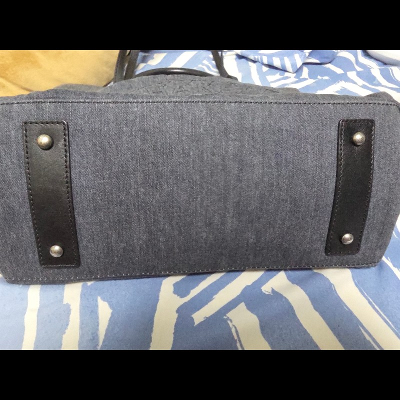 chanel 牛仔布totebag-3