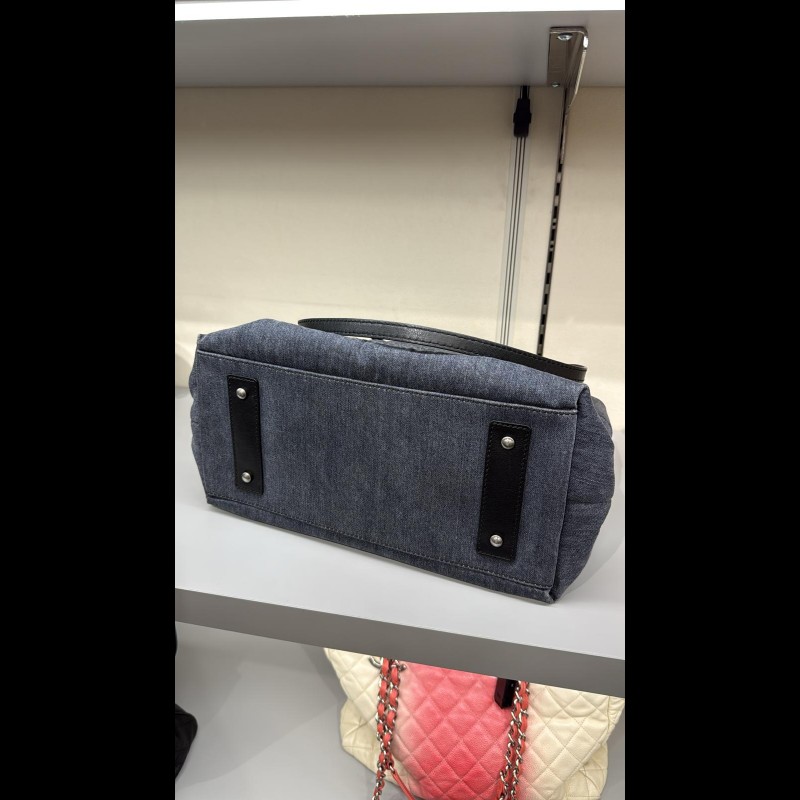 chanel 牛仔布totebag-7