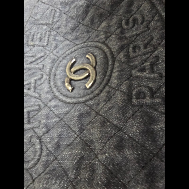 chanel 牛仔布totebag-16
