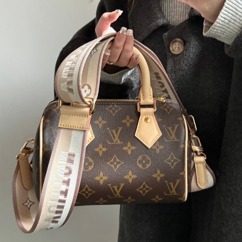 #成色漂亮#全網最便宜 Louis Vuitton Speedy 20 芯片款-0