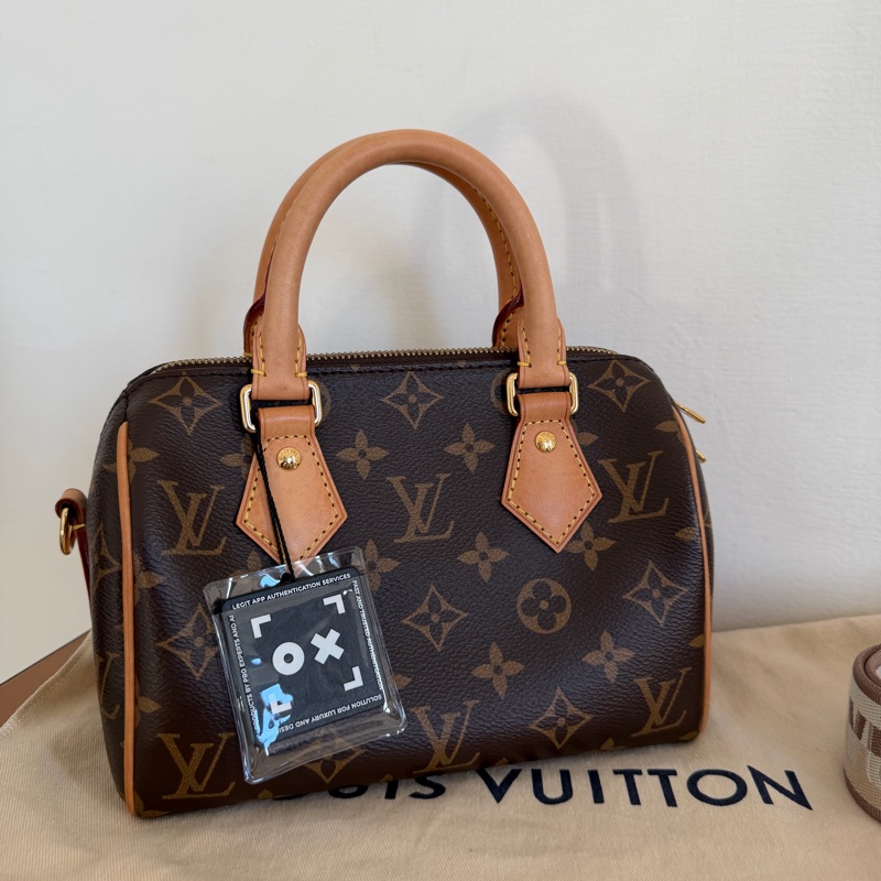 #成色漂亮#全網最便宜 Louis Vuitton Speedy 20 芯片款-4