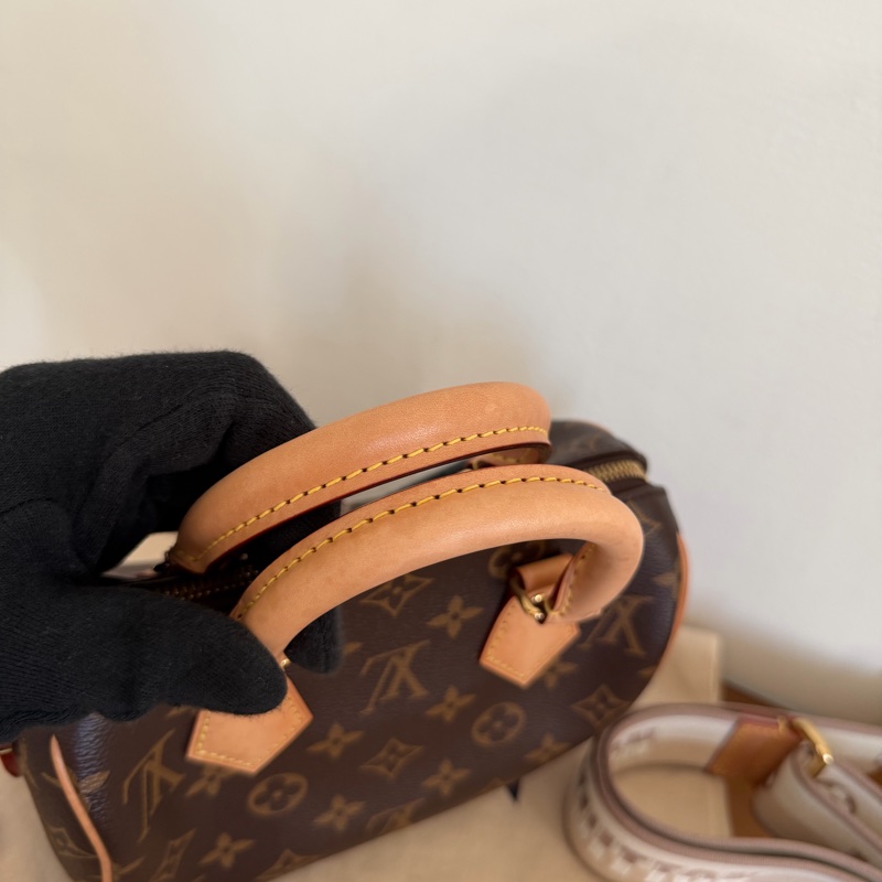 #成色漂亮#全網最便宜 Louis Vuitton Speedy 20 芯片款-8