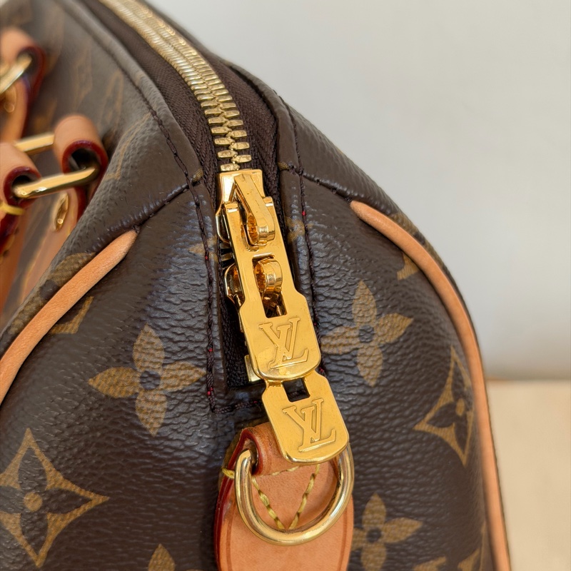 #成色漂亮#全網最便宜 Louis Vuitton Speedy 20 芯片款-9