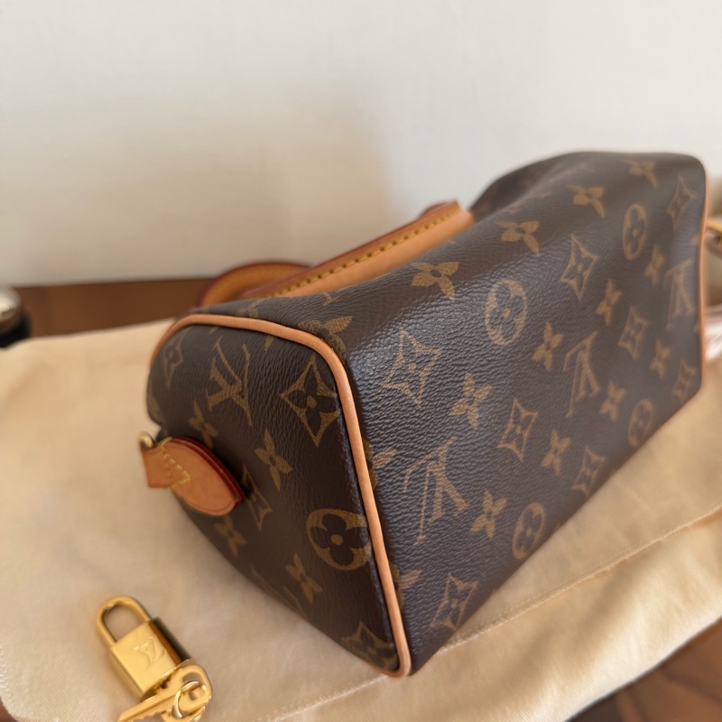 #成色漂亮#全網最便宜 Louis Vuitton Speedy 20 芯片款-13