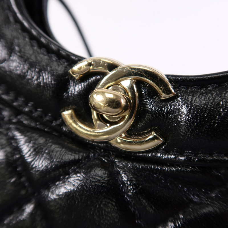 CHANEL 牛皮皮革Chanel 31金扣鏈帶肩背袋-9