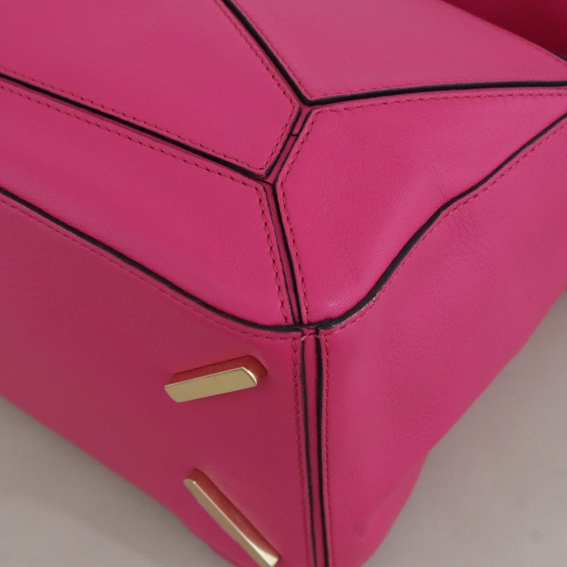 Loewe Puzzle玫紅色 中號-5