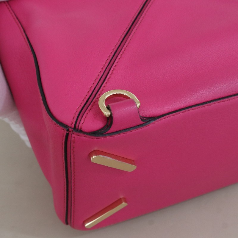 Loewe Puzzle玫紅色 中號-7