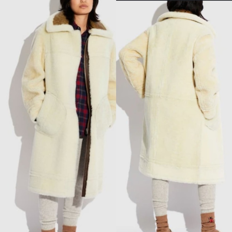 全新Coach 羊毛長版外套（原價98800）-5