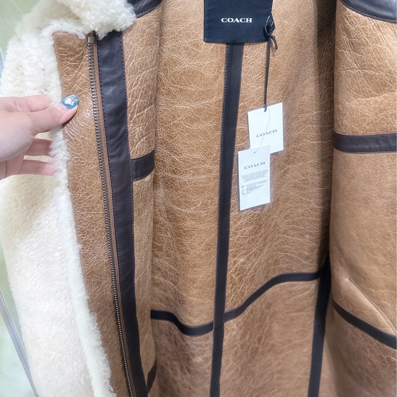 全新Coach 羊毛長版外套（原價98800）-9