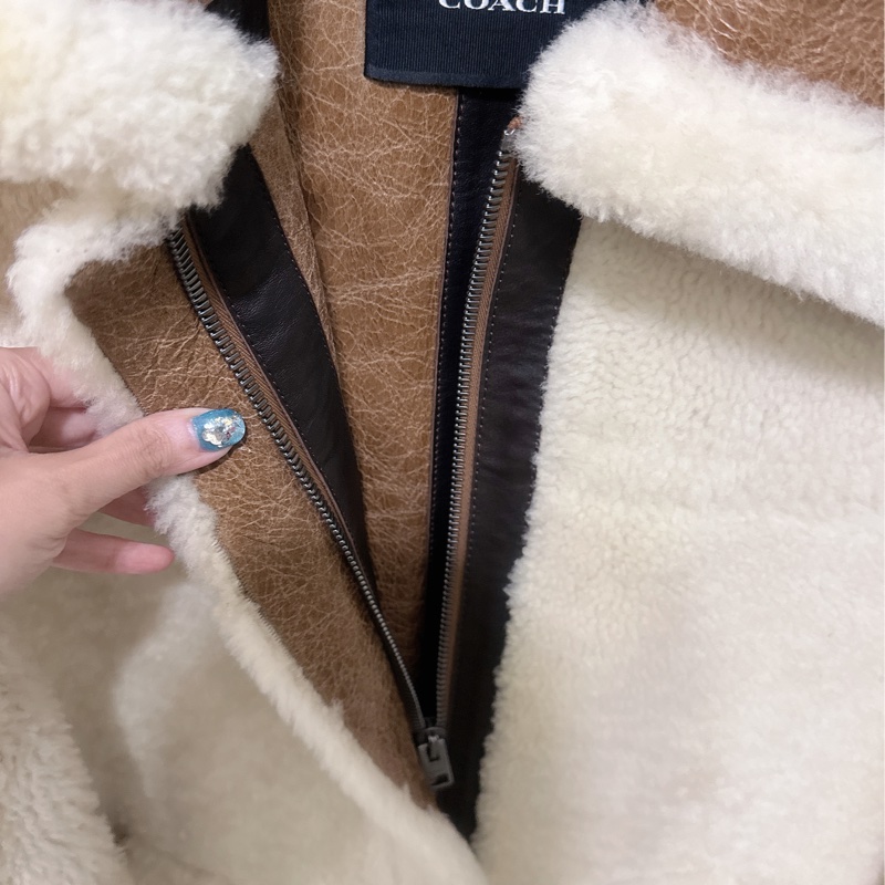 全新Coach 羊毛長版外套（原價98800）-13