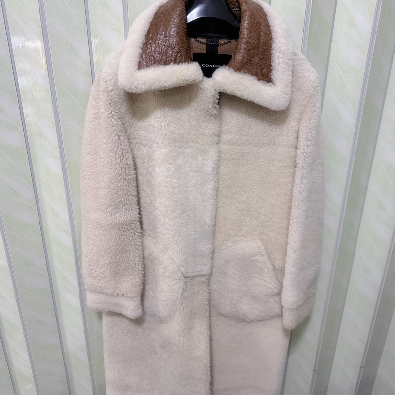 全新Coach 羊毛長版外套（原價98800）-27