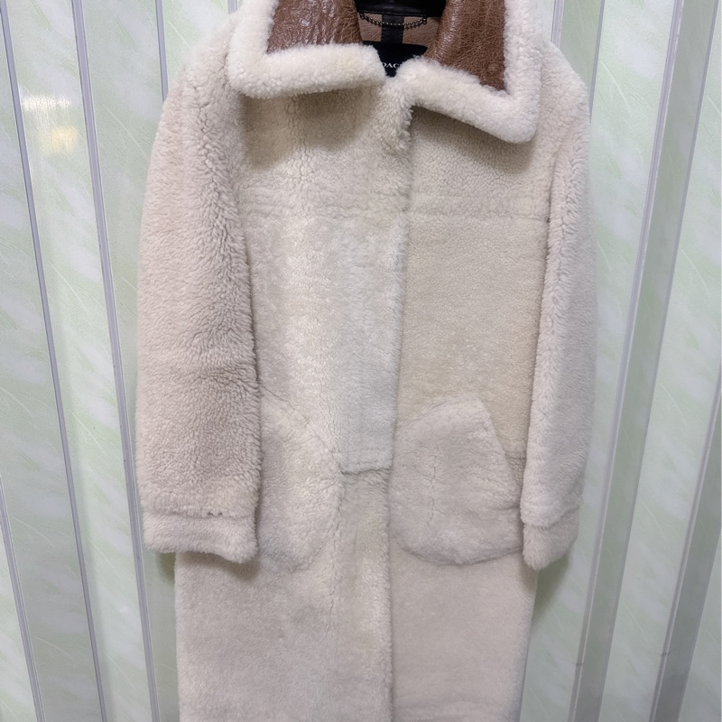 全新Coach 羊毛長版外套（原價98800）-29