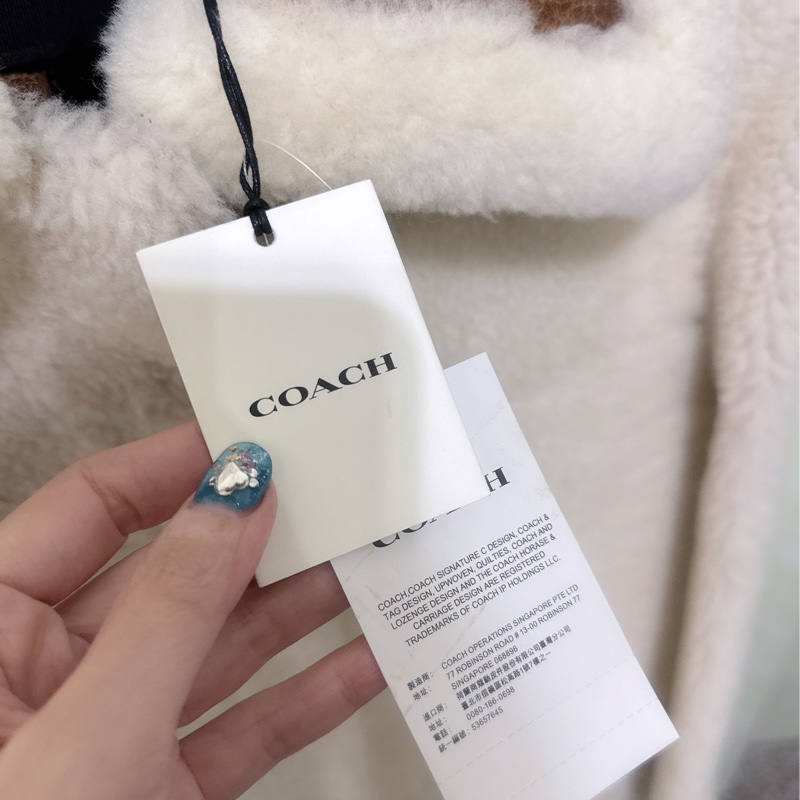 全新Coach 羊毛長版外套（原價98800）-32