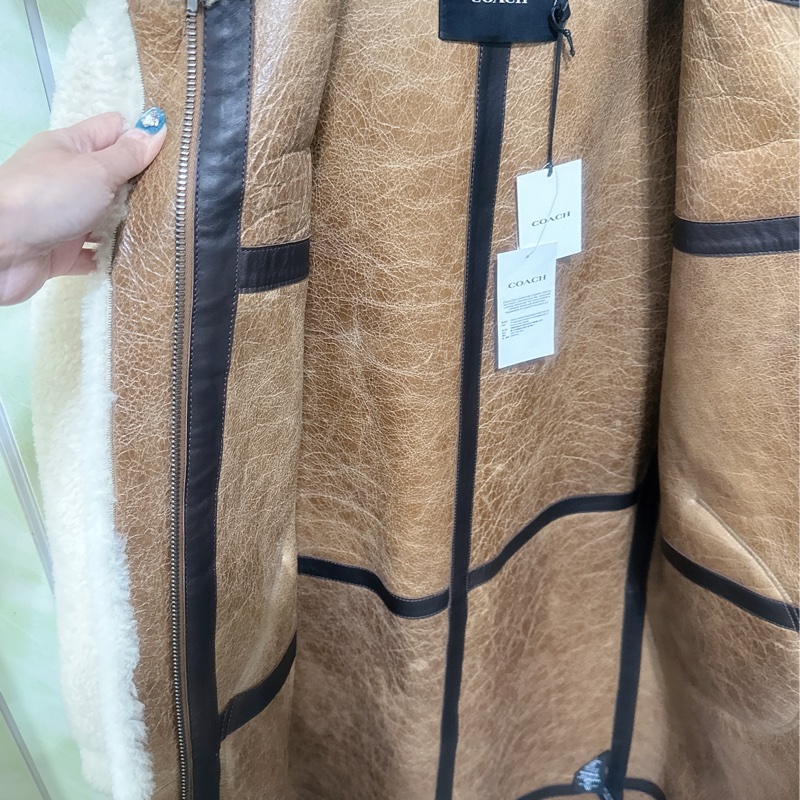 全新Coach 羊毛長版外套（原價98800）-34