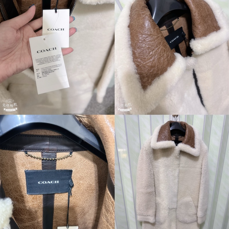 全新Coach 羊毛長版外套（原價98800）-43