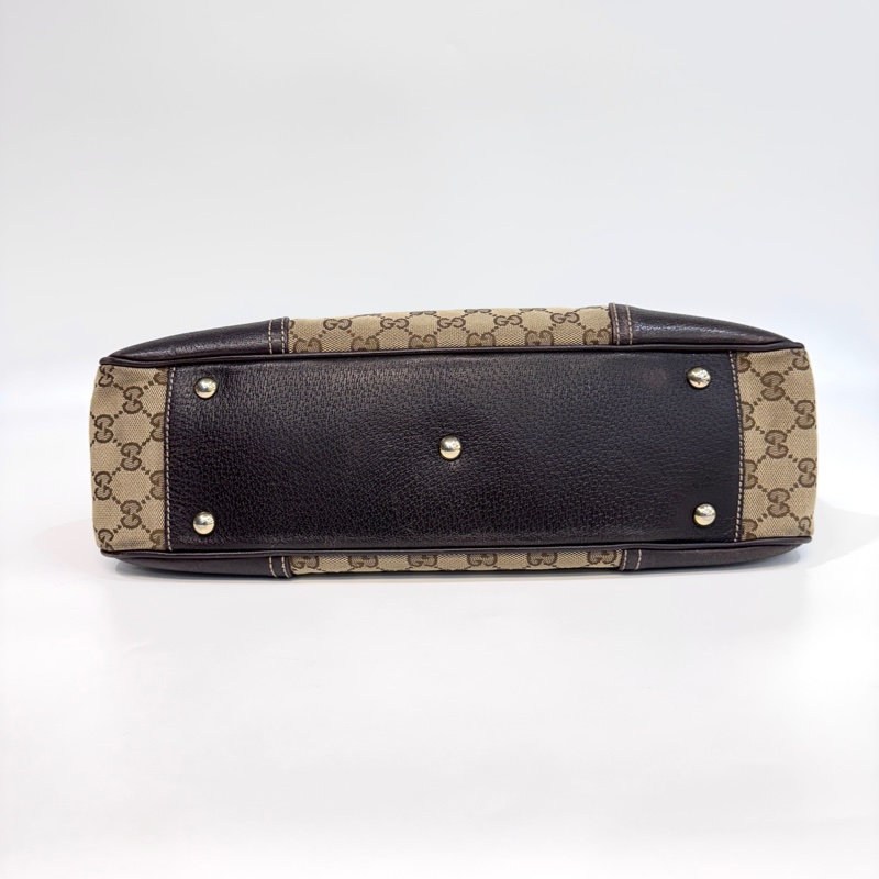 🥨超優惠GUCCI Princey Tote緹花布拚綠紅綠蝴蝶結托特包163805-12