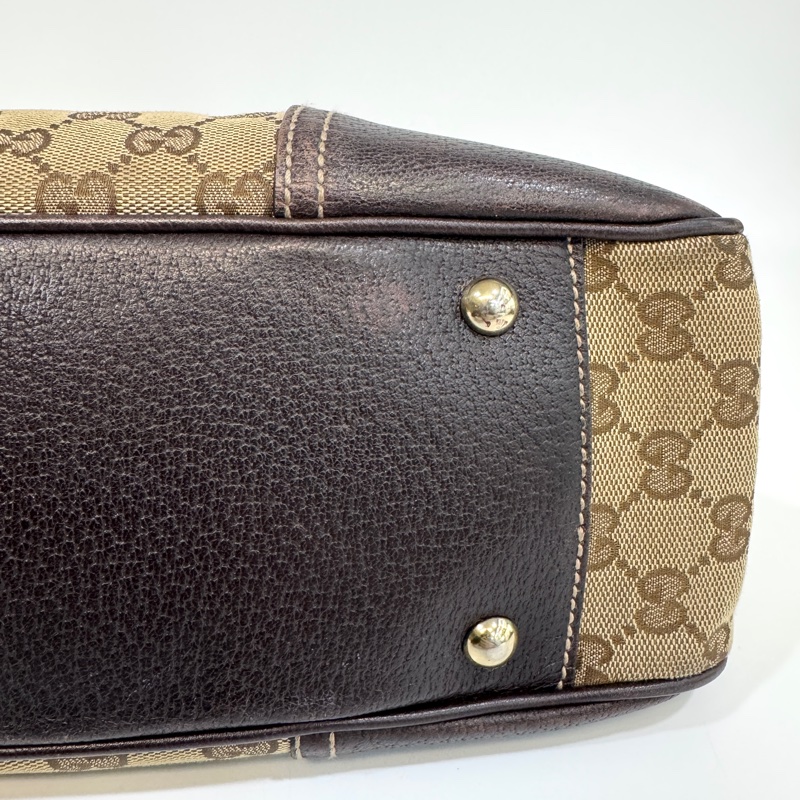 🥨超優惠GUCCI Princey Tote緹花布拚綠紅綠蝴蝶結托特包163805-16