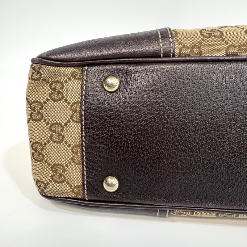 🥨超優惠GUCCI Princey Tote緹花布拚綠紅綠蝴蝶結托特包163805-18