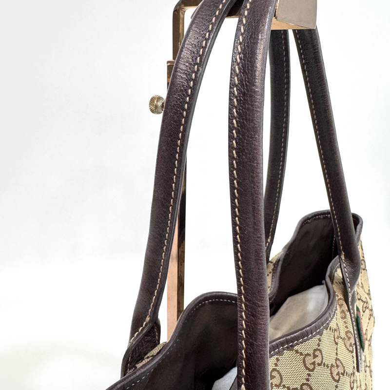 🥨超優惠GUCCI Princey Tote緹花布拚綠紅綠蝴蝶結托特包163805-31