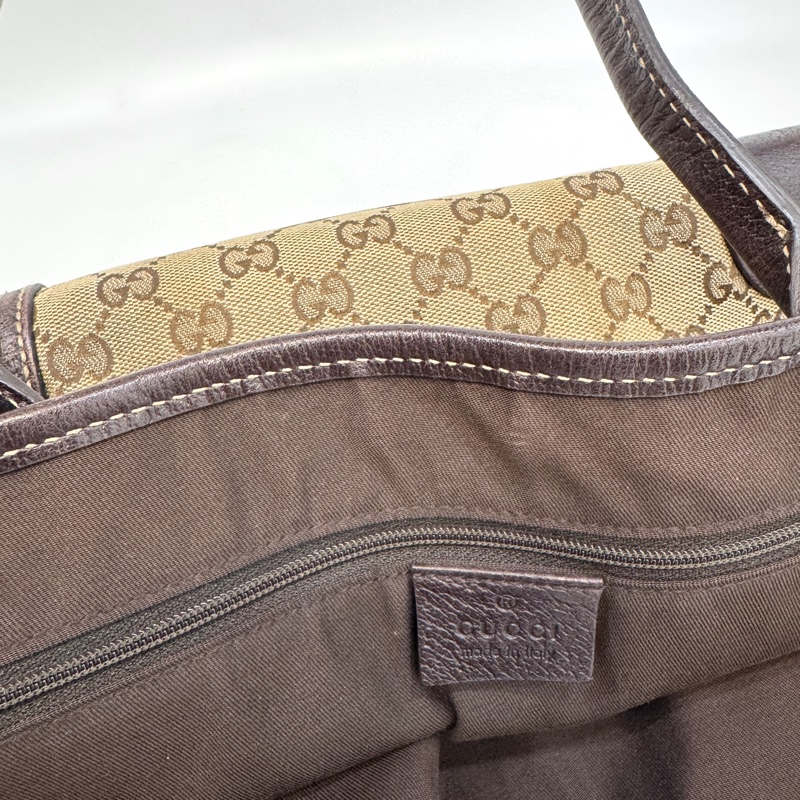 🥨超優惠GUCCI Princey Tote緹花布拚綠紅綠蝴蝶結托特包163805-38