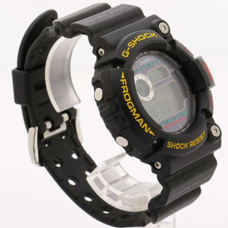 卡西歐 G-SHOCK Frogman GW200Z1JF 男士數位手錶，黑色樹脂/鈦金屬錶殼-2
