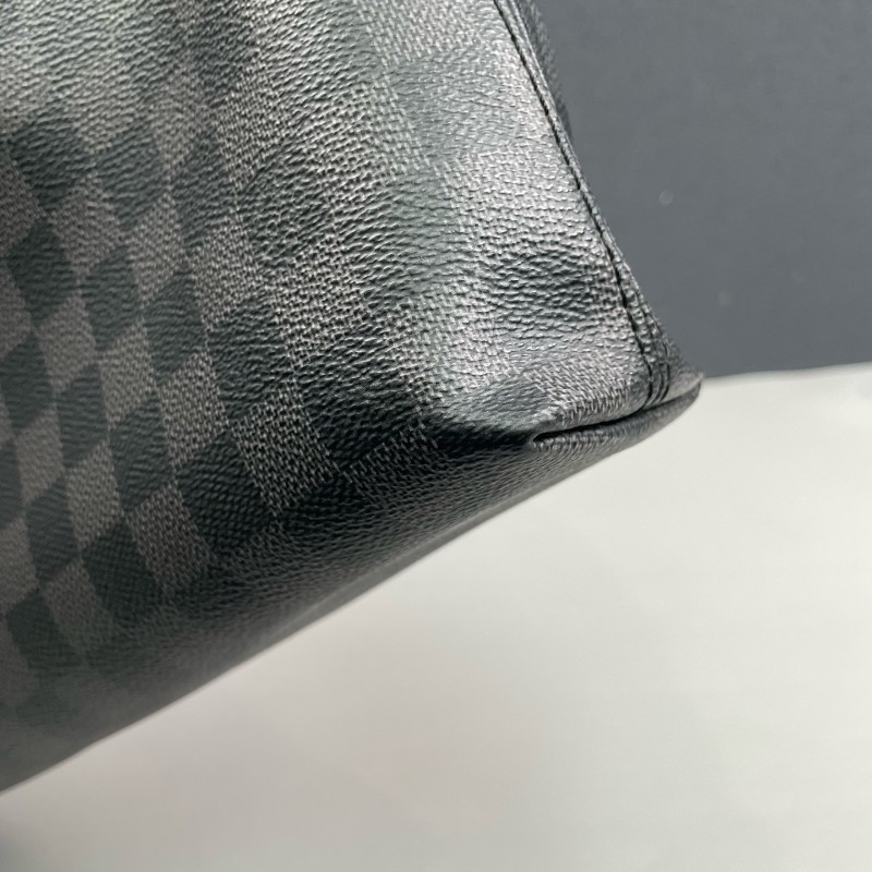 LV路易威登 棋盤格拼皮男士手提包-24