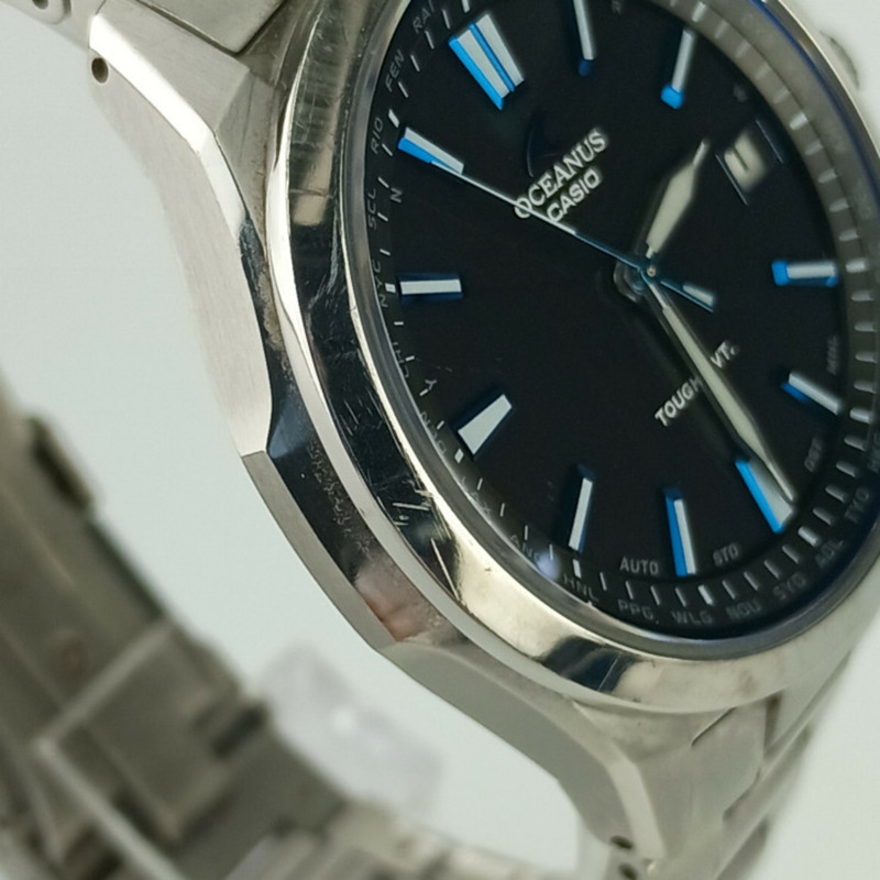卡西歐 (CASIO) Oceanus OCWS1001AJF 黑色錶盤 TI 男士手錶-4