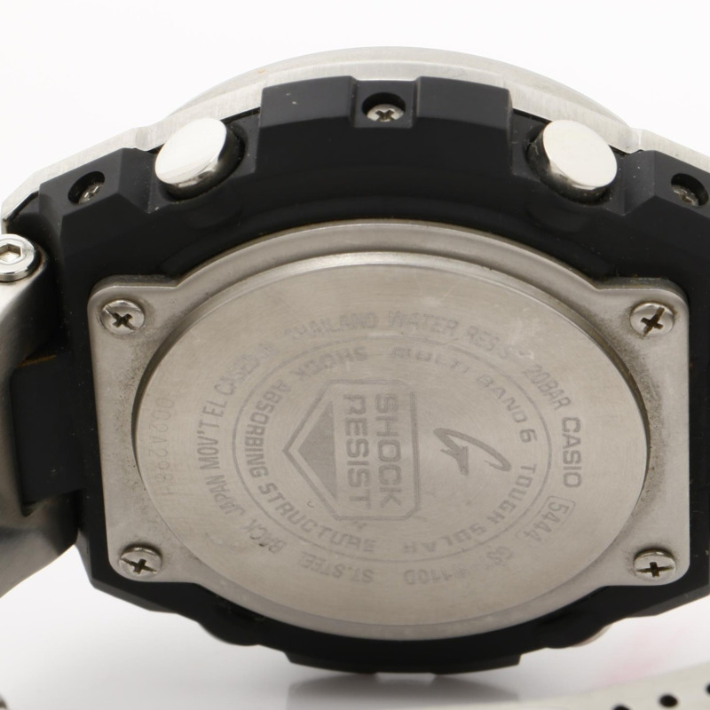 卡西歐 G-SHOCK G-STEEL GSTW100 系列手錶 (GSTW110D7AJF) 銀色樹脂/不鏽鋼男款-3