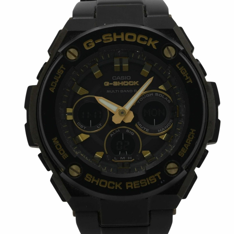 卡西歐 G-SHOCK G-STEEL GSTW300BD1AJF 男錶，黑色，不鏽鋼-0