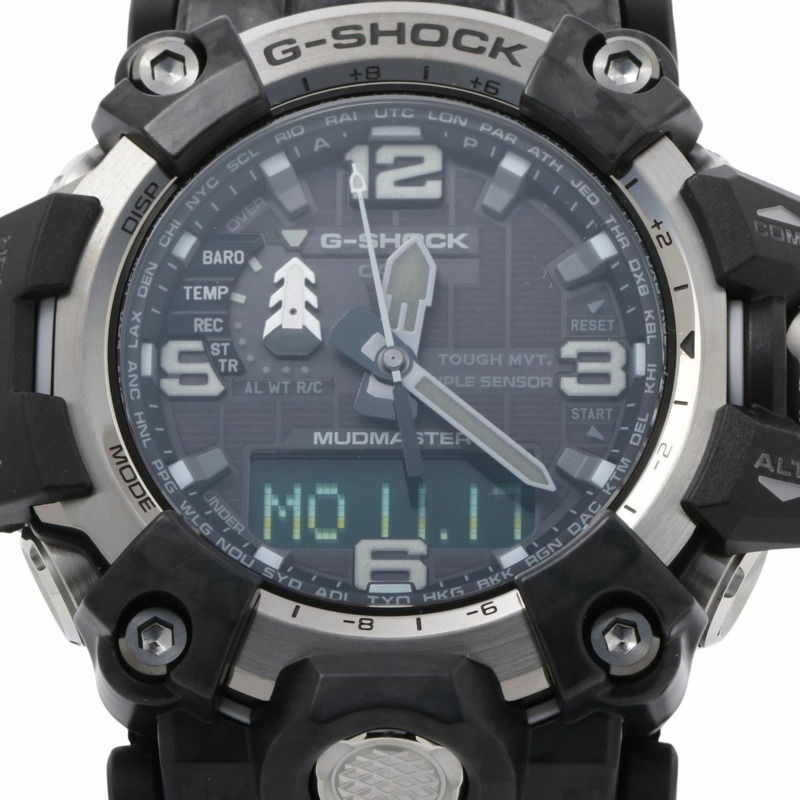 卡西歐 G-SHOCK Master of G Land Mudmaster GWG20001A1JF 男士腕錶，黑色樹脂/不鏽鋼-0