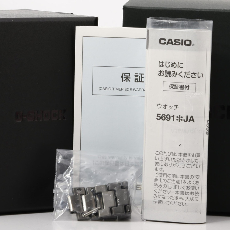 卡西歐 G-SHOCK 全金屬 2100 系列 GMB2100BD1AJF 男士手錶，黑色，不鏽鋼-6